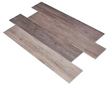 SPC Hartvinylboden Restposten, Klick Vinylboden Designboden Holzoptik (PS21, 22.24 Quadratmeter) Vinyl Bodenbelag Designbelag Bad Badezimmer Fußboden Küche