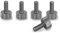 PrecisionGeek Tornillo de cabeza moleteada acero inoxidable M3.5 x 10mm 5pz