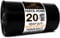 Haya Home 20 Heavy Duty Wheelie Bin Liners 240 Litre Large Refuse Sacks Wheelie Bin Bags For Garden Kitchen House Office Caterers Rubbish made from 100% Waste Recycled Material