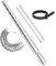 Ringgrößen-Messwerkzeug, Ringdorn-Messgerät, Fingergrößenmessgerät, Ringgrößenmessgerät, Ringgröße US 1–13 mit halber Größe