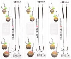 Korda Basix Wide Gape Hair Rigs Barbed Or Barbless
