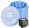 CHILLPAKA® Premium Keramik Grinder Crusher | ø55mm klein Blau | messerscharfe Kräutermühle mit haftfreier Keramikbeschichtung | inkl. Pollenschaber + Pinsel