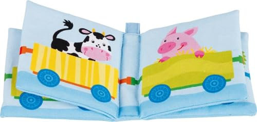 GOKI - Buch der Zeichnungen Stoff mit klingelnden Notizbüchern Färbung, mehrfarbig (65254)