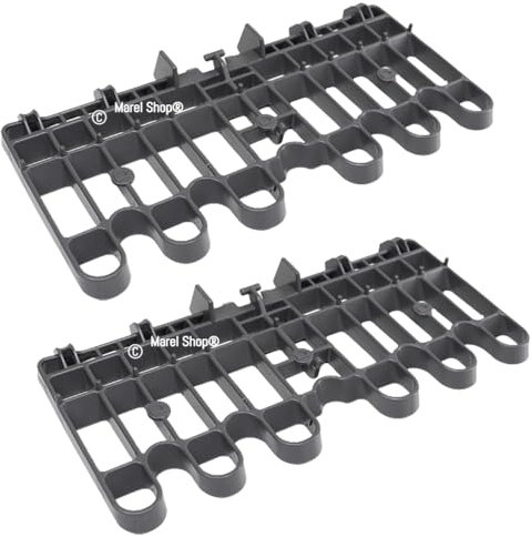 Marel Shop® - Ribaltina Portabicchieri per Cesto Superiore Lavastoviglie 2 Pezzi compatibile con Indesit Ariston per Modelli: OWFE2C28X - WUC3C24P - WUC3C26 - WBC3C26B - WBC3C26P - WIE2B19