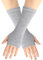 Guanti in pelle da donna Guanti da esterno da donna, in velluto spesso, guanto senza dita da polso con foro per il pollice, guanto caldo unisex guanti in nitrile medio