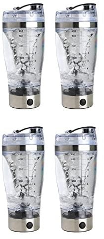 4X 450 ML électrique ProtéIne Shaker USB Shaker Bouteilles de Lait Mélangeur de Café Bouteille D' Mouvement
