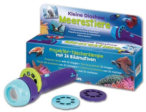 moses. Pequeña presentación de Diapositivas de Animales Marinos, Linterna de proyección para niños, 24 diseños de imágenes del emocionante Mundo Submarino, para el Viaje de Descubrimiento en casa