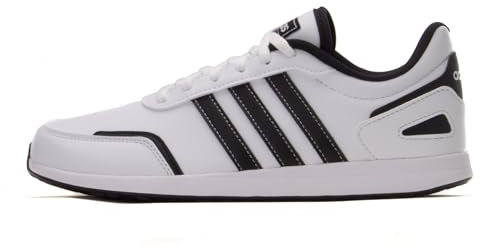 Adidas Unisex Kinder VS Switch 3 Lifestyle Running Lace Shoes, Cloud White/core Black/core Black, 39 1/3 EU