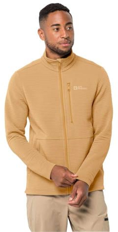 Jack Wolfskin Herren Modesto Fleecejacke, Honey Yellow, M