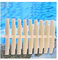 XPLKQXE Couvercle De Vidange De Piscine, Grille en Plastique ABS, Caillebotis D'écoulement Douche, Capuchons Drainage Sol en Tôle pour Intérieur/extérieur (Couleur : White, Taille : 12cm)