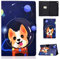 CXTCASE Custodia per Samsung Galaxy Tab A9 2023 (SM-X110/SM-X115) 8.7, custodia protettiva con supporto per Samsung Galaxy Tab A9 2023, cane spaziale