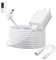 Power Adapter Charger Cord Compatible with Ring Stick Up Cam Battery/Plug-in 3rd Gen/2nd Gen & Ring Pan Tilt Stick Up Camera, Indoor/Outdoor Weatherproof Power Cord (4m/13.1ft) White