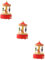 IMIKEYA 3Er-Box spielzeug für kinder kinderspielzeug Handgemacht Retro Spieluhr valentine's day xmas decoration muttertagsgesxhenk sevgiliye hediye Jahrgang Musikbox Karussell Bambus