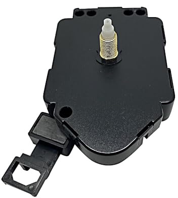 New Quartz Ticking Pendulum Clock Movement Mechanism Battery Operated Replacement Suitable 12888 Replacement Press Fit Hands (Short - 6.7mm Gold Thread)