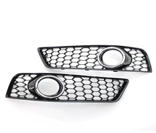 Rejilla Luz Antiniebla Para A-udi A3 8P 2009-2013 8P0807682D Luz Antiniebla Del Parachoques Delantero Del Coche Rejilla De Malla Lámpara Antiniebla Cubiertas Rejilla Panal Cubierta Luz Antiniebla ( Co