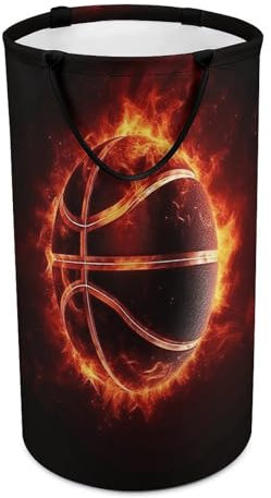 Grand panier à linge pliable - Imperméable - Pliable - Panier à linge - Sac de basket-ball sur pied - Panier à linge sale pour linge, chambre à coucher, dortoir