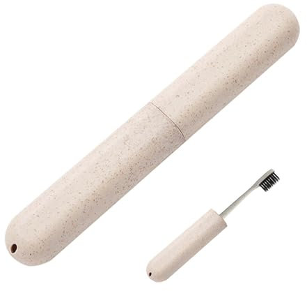 Étui à Brosse à Dents Portable, Porte-brosses à Dents de Voyage - Conteneurs de Voyage pour Brosse à Dents avec Support Portable - Étui à Brosse à Dents, Housse de Voyage avec Trous de