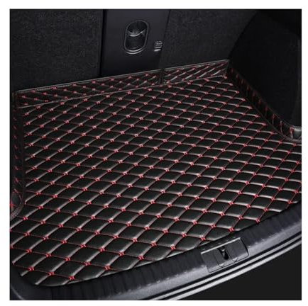 Kofferraumwanne Für B&MW E90 3er E93 F30 F34 G20 G28 Maßgefertigte Kofferraummatte Autoinnenraumteppich Zubehör Kofferraumbodenmatte(Black red)