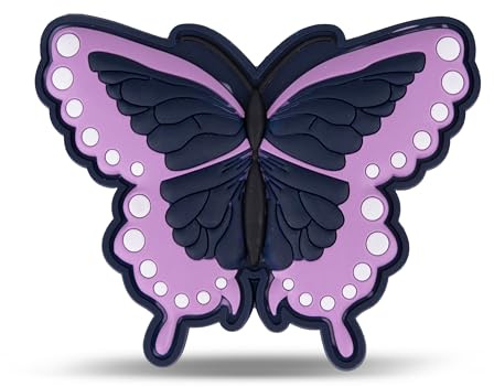 Belmil Patches mit Klettverschluss - kompatibel mit Schulranzen Comfy/Smarty (Blue Butterfly)