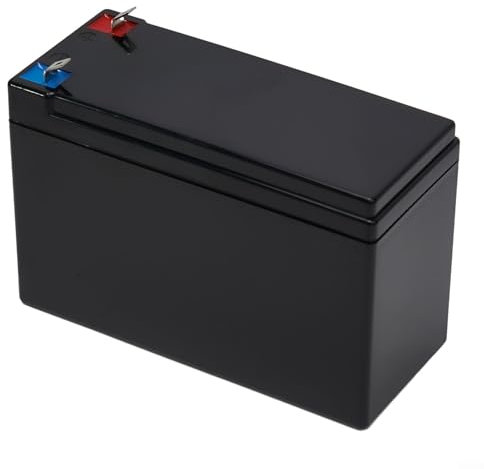 Battery Case without Battery, Holder Storage Box For 12V 7Ah Battery, Fit 18 650 Cells, Nickel Strip(only box-black)