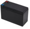 Battery Case without Battery, Holder Storage Box For 12V 7Ah Battery, Fit 18 650 Cells, Nickel Strip(only box-black)