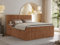 MKS MEBLE Boxspringbett 200x200 Orange Cord, Boxspringbett mit Matratze H3, Bett 200x200 mit Bettkasten and Kopfteil, Doppelbett mit Stauraum, Polsterbett 200x200 - Tiliano