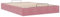 vidaXL Ottoman-Bett ohne Matratze Rosa 140x190 cm Samt, Bettrahmen, Bettgestell mit Stauraum, Polsterbett, Bettgestell, Bettrahmen mit Stauraum, Bett