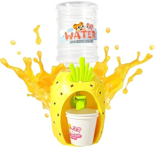 Juguete de máquina dispensadora de agua,Juguete dispensador de agua de escritorio - Modelo de dispensador de agua de simulación,Modelo de escena de juego de vida divertida, pequeño enfriador de agua p