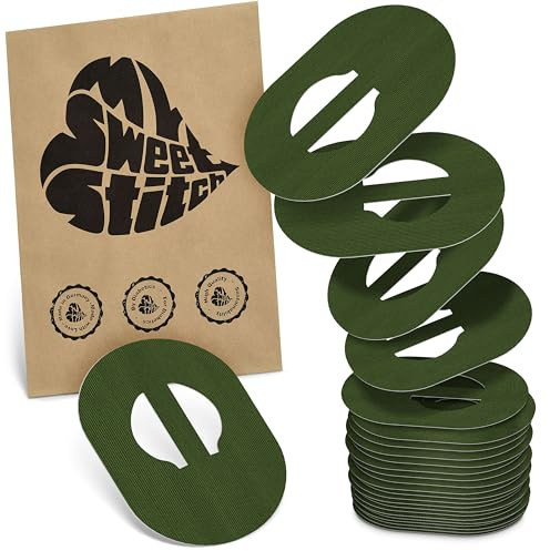 MySweetStitch 25 Fixierpflaster für Guardian Enlite/3/4 oval Olive