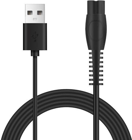 Pengshow 1 Pcs Philips Shaver Charger, 5V Replacement Charger Cable Portable, Philips Shaver Charger Cable, Compatible with Philips QP2724, QP2734, QP2834, QP1924, QP4631, S3145, X5005, MG5910