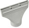 Sileduove Adaptador de manguera plana para aire acondicionado, conector de escape de ventana, equipo de control de clima, gris, 22 x 25 x 2 cm