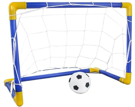 Fußball-Trainingstor – 120 cm großes Fußballnetz für Kinder, kompaktes Klappziel, leicht zu transportieren, tragbar, stabil, leicht | Zielscheibe für den Innen- und Außenbereich