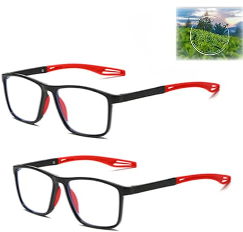 CesmiPSteh Brille Die Sich Automatisch Der Sehstärke Anpasst, Intelligente Zoom Brille Automatischer Fokussierung,Autofokus Brillen mit Selbsteinstellung,Adaptive Blaulichtschutz Fokus Brillen