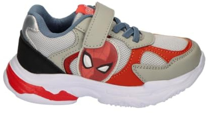 Sportschuhe für Kinder, Spiderman, leicht, Eva-Sohle, Spiderman, für Schule, Park und Freizeit, grau, 26 EU