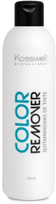 KOSSWELL PROFESSIONAL - Quitamanchas de Tinte de Pelo en la Piel Color Remover, 250 ml, Protector Piel, Emulsión Fluida, Limpieza Suave y Efectiva Tras la Coloración, Fácil de Aplicar