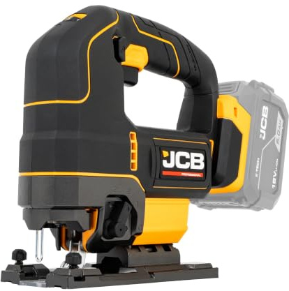 JCB Pro 18V Brushless Jigsaw, 135mm Wood Cut, 4-Stage Pendulum Action, Variable Speed, LED Light (Bare Tool)
