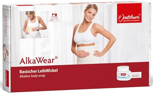 P. Jentschura LeibWickel mit Anleitung basischer Wickel für Bauch und Brust, 70-87 cm