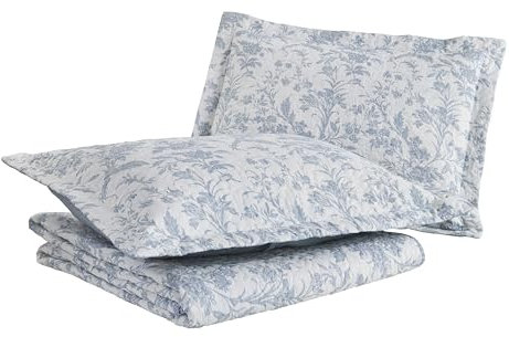 Laura Ashley Home – King-Size-Bettwäsche-Set, Baumwolle, wendbar, leichte Heimdekoration für alle Jahreszeiten (bernsteinfarben, Kingsize-Bett)