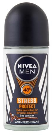 NIVEA Men Invisible Black & White Deo Roll-on, Anti-Perspirant - 3er Pack (3 x 50ml)