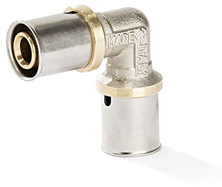 H2O-Flex® 26er Pressfitting - Winkel 90° für Verbundrohr 3,0mm Aluverbund Mehrschichtverbundrohr 26 x 3,0mm DVGW Rohr
