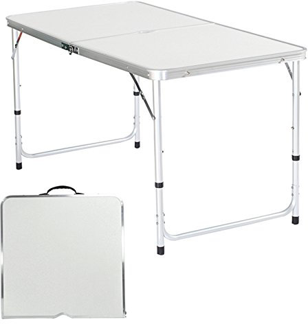 Ultrey Campingtisch Klappbar Aluminium Picknicktisch Klapptisch Camping Falttisch Koffertisch tragbar