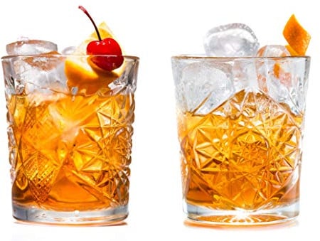 Topkapi 250.625 Glas XL im Kristall-Look für Cocktail, Whisky, Saft, Wasser, Höhe ~10,6 cm, 6 Stück aus Glas