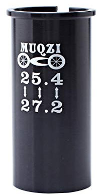 Sattelstütze Adapter Shim, Fahrrad Sattelstütze Rohr Adapter, Sattelstütze Reduzierhülse Shim für Mountainbike, Rennrad, MTB, BMX, Fixie Gear 25,4 mm auf 27,2 mm
