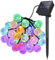 DIWUJI Solar Lichterketten Draussen Garten, 6,5 m 30 LED Wasserdicht Lichterketten Globus Kristallkugel Dekor Festival Bunt Licht für Party Hochzeit Terrasse Weihnachten Dekoration (Mehrfarbig)