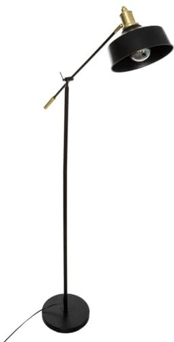 Atmosphera - Lampadaire arc Flower noir - métal H155 cm