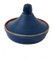 BRANDANI 52267 Tajine Blu con Coperchio Terracotta da Fuoco