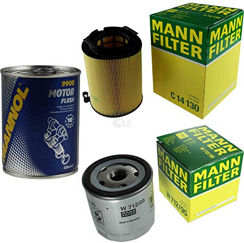 QR-Parts Set 85459263 W 712/95 C 14 130 9900 Original MANN-Filter Inspektionspaket SCT Motor Flush Motorspülung 11573582