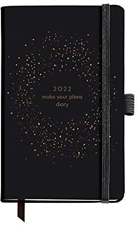 Miquelrius - Jahresplaner 2022 Grafik - Tag Seite - Passport Format 90 x 140 mm (ca. A6) - Gebunden - Milchstraße - Spanisch