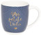 DRAEGER PARIS - Mug en Céramique - Bleu - Ma Petite Tribu - Idée cadeau Ami, Famille, Noël, Parents, Anniversaire - Humour, Fun - 320 ml - Avec Boîte Cadeau