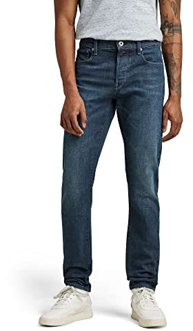 G-Star Men's 3301 Slim style Jeans, Blue (worn in deep teal 51001-D164-D325), 30W / 32L